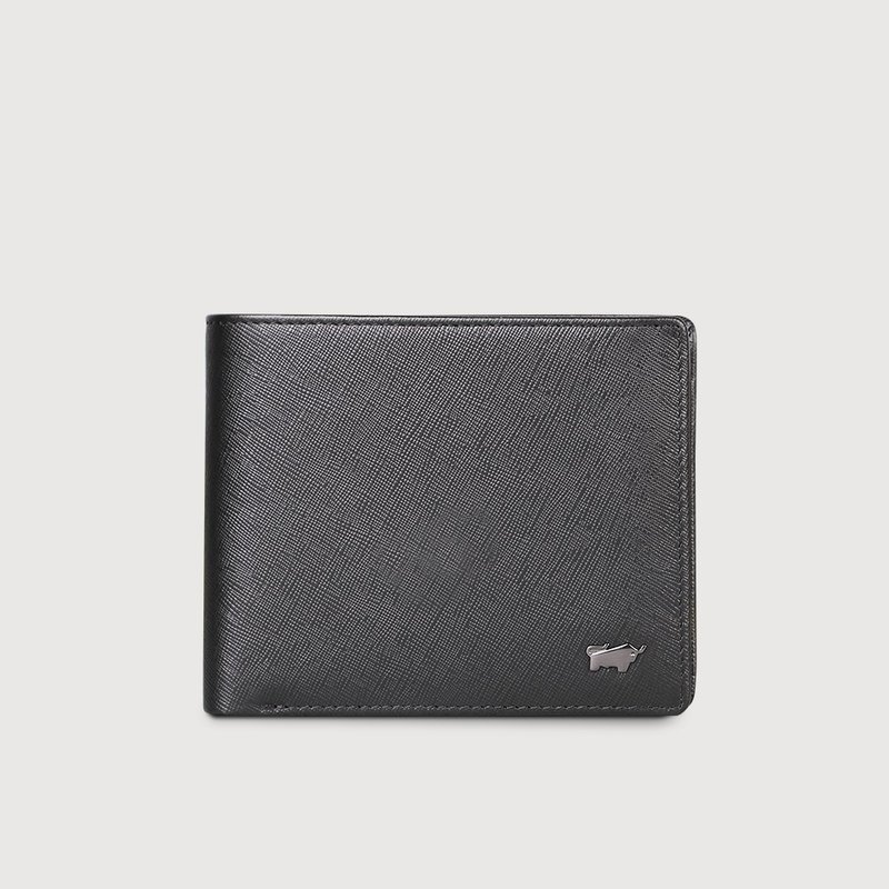 [Free upgrade gift packaging] Supreme Cross Embossed Wallet (Various Styles) - Black/BF536 - กระเป๋าสตางค์ - หนังแท้ สีดำ