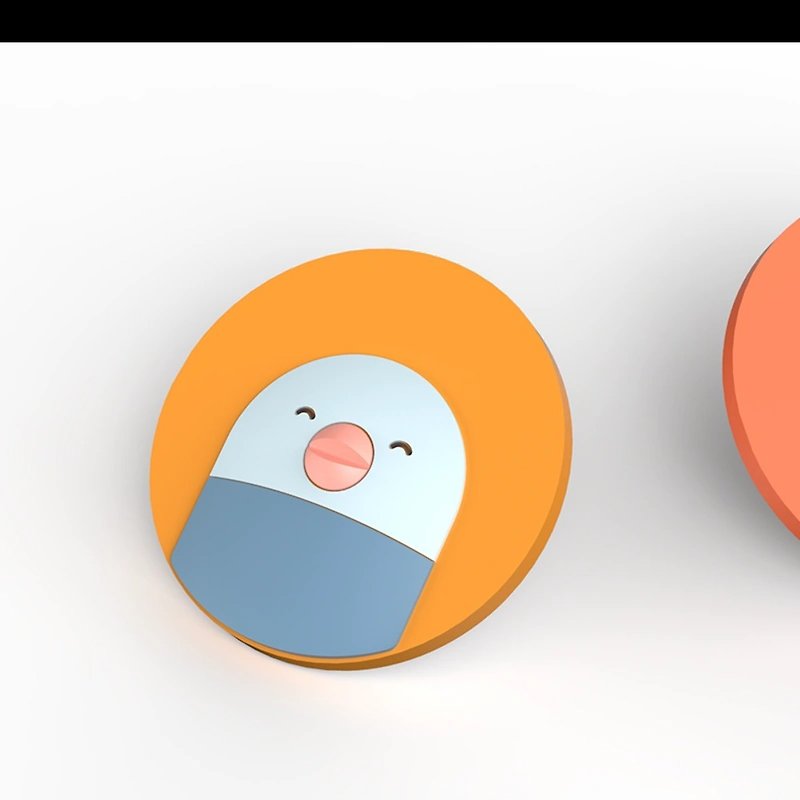 Libratone bird emoji gift box brand custom mood label magnet stickers set - Items for Display - Other Metals 