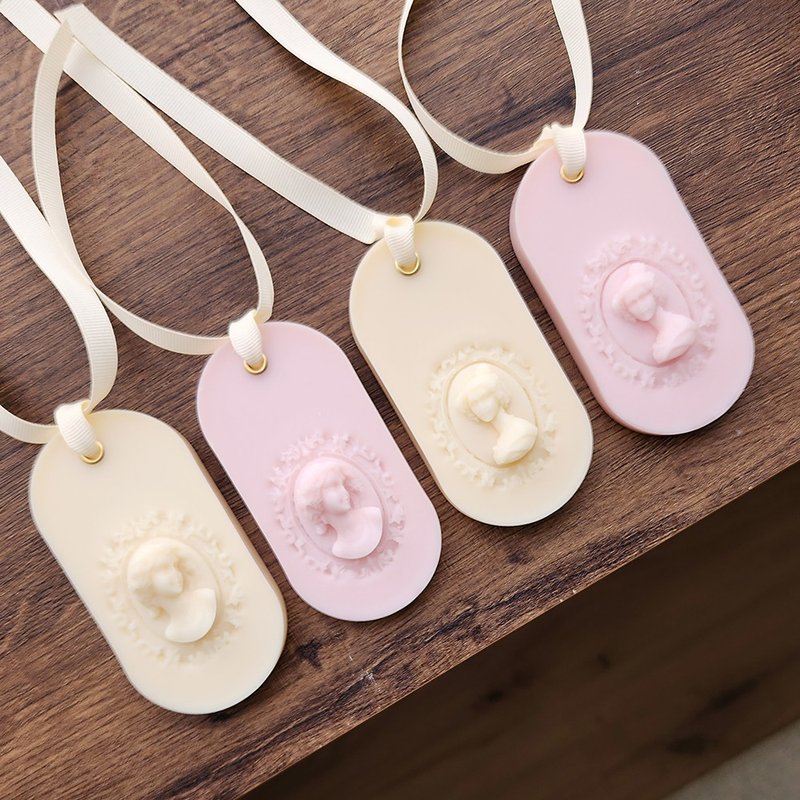 【客製化禮物】藝術畫像香氛蠟片 | 婚禮小物 伴娘禮 企業贈品 - 香氛蠟燭/燭台 - 蠟 粉紅色