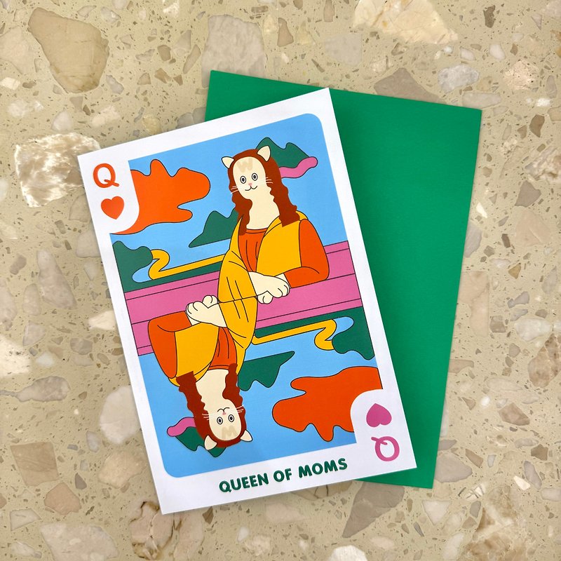 Chewies mother's day card greeting card queencard - การ์ด/โปสการ์ด - กระดาษ สีใส