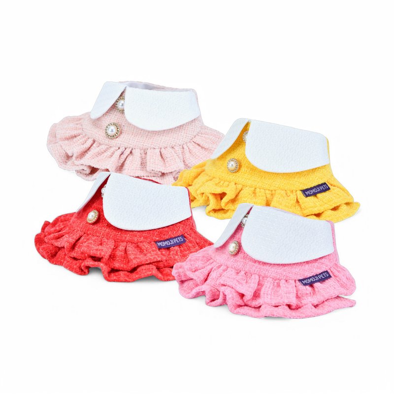 【MOMOJI】Kristen 寵物洋服圍兜 - 寵物衣服 - 聚酯纖維 多色