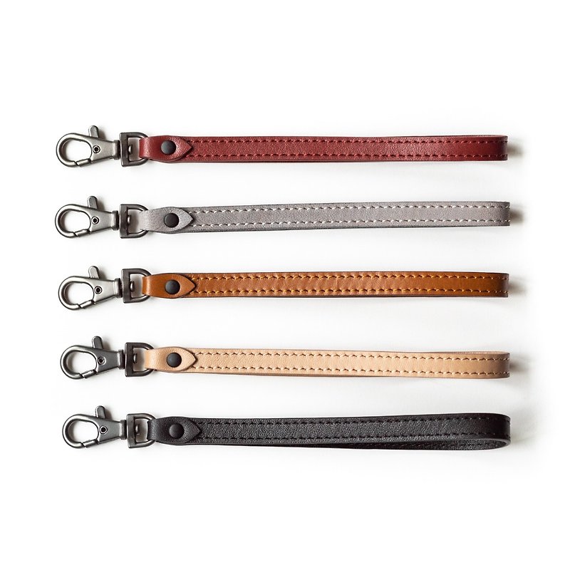 Spot goods SF18-B leather wrist band hand strap mobile phone camera are suitable for fast arrival - Phone Accessories - Genuine Leather Multicolor