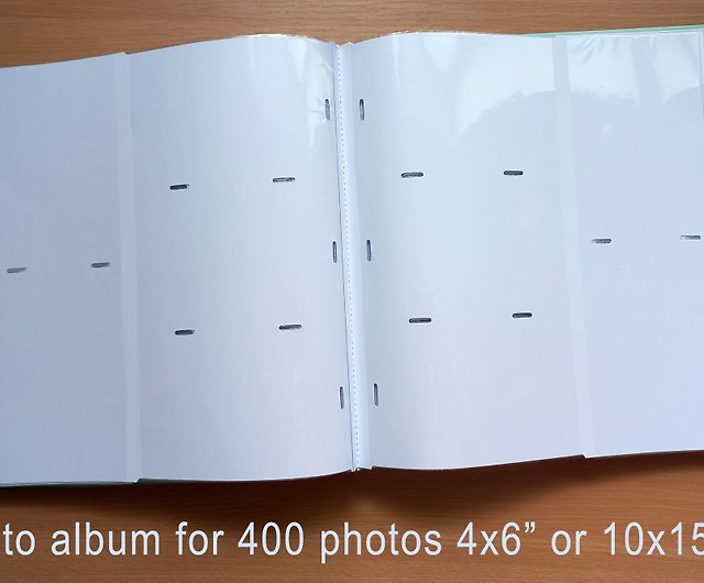 Large Wedding Album With Vertical and Horizontal Photo Pockets