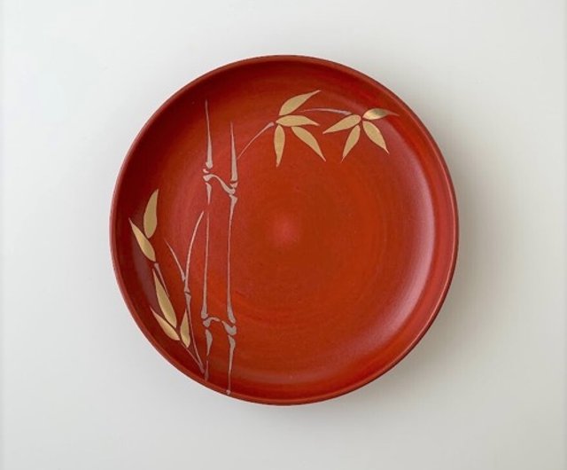 骨董品大明成年製金彩皿 10枚 サイズ22 cm 金彩 丸皿 白×金縁 24.5cm <br><br>No.003198｜Dish works RENTAL