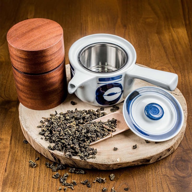 Japanese Majolica One-Handed Porcelain Teapot (Maglic Tea SS pot)-420ml - Teapots & Teacups - Porcelain 