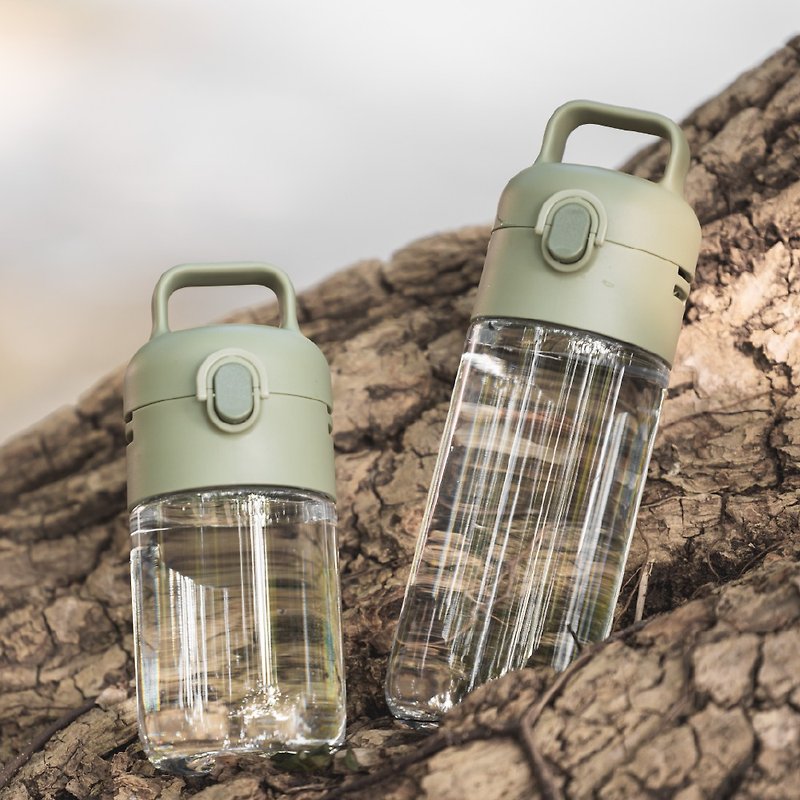 QA BOTTLE 生活水瓶 探索綠 - 水壺/水瓶 - 塑膠 綠色