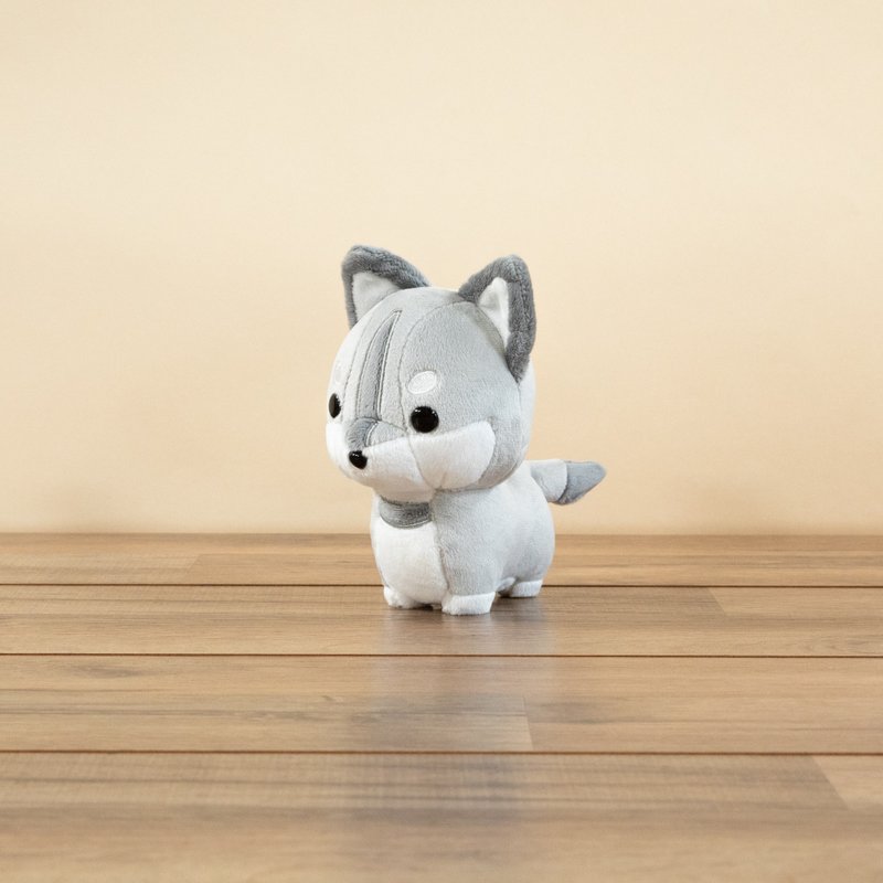 Mini Bellzi | Wolfi the Wolf - ตุ๊กตา - ไฟเบอร์อื่นๆ สีเทา