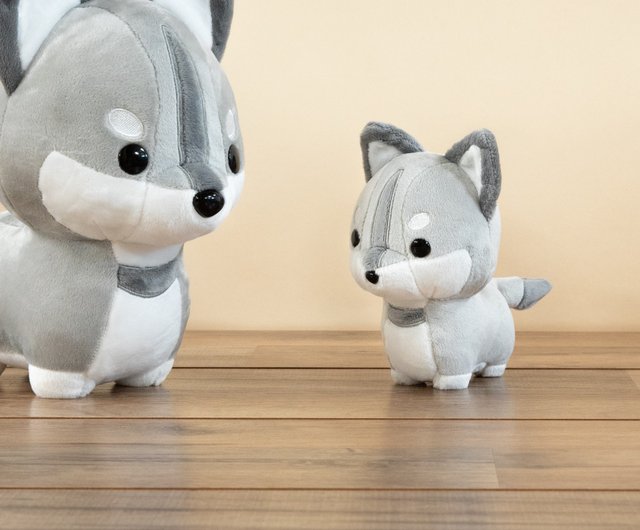 bellzi plush wolf