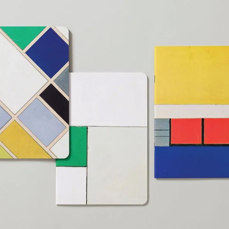 美國 MoMA 荷蘭風格派筆記本套裝 De Stijl Notebook 藝術記事本 - 筆記本/手帳 - 紙 多色