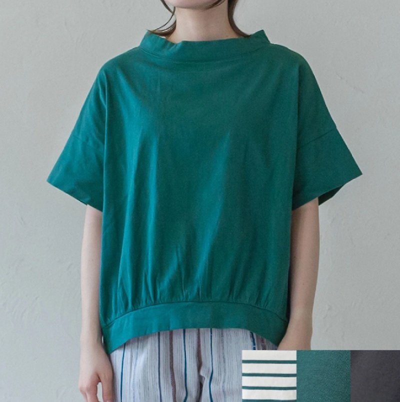 Earth Tree fair trade -- organic cotton round neck short-sleeved top (three colors) - Women's Tops - Cotton & Hemp 