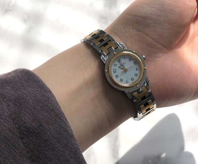 日本直送 名牌中古包 】HERMES エルメス クリッパー 腕時計