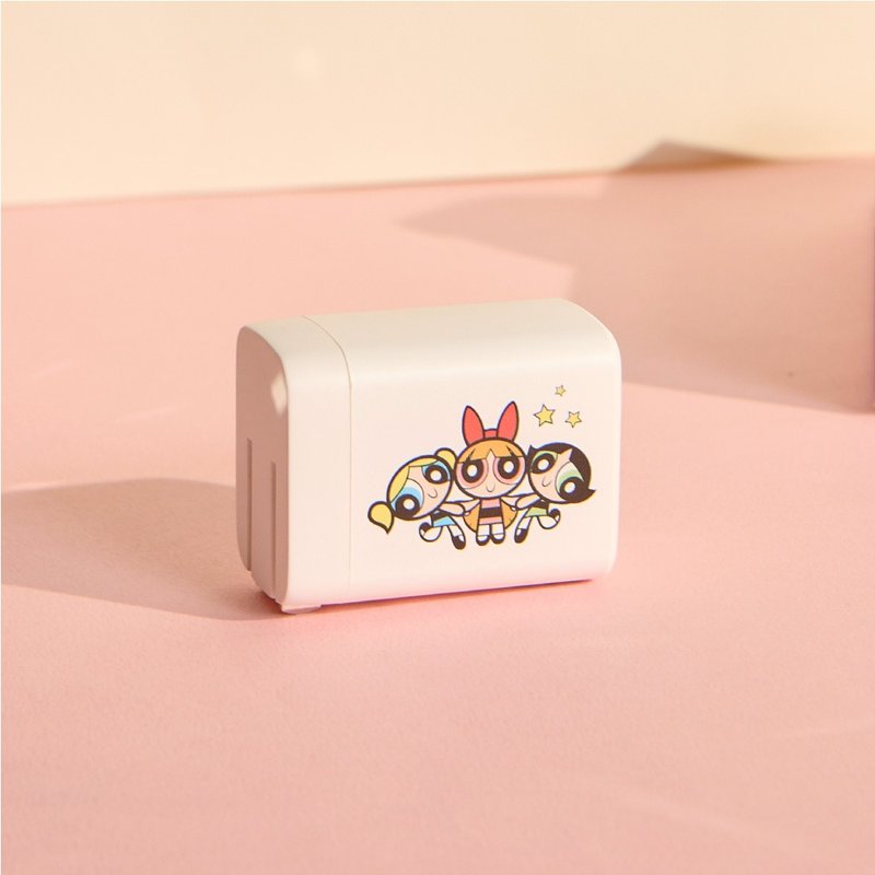 飛天小女警閃耀聯盟GaN 40W Type-C雙孔充電頭 - 手機配件 - 塑膠 透明