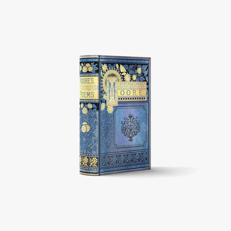 フェイクブックボックス / POEMS I -MOORE-A【XS / 1 book】 | 3D ペーパークラフト, PDF テンプレート - 圖文模板設計 - 其他材質 