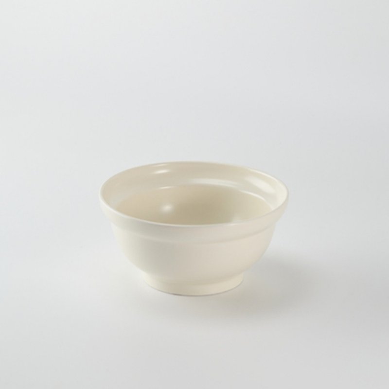 Korea polaathome LIM solid color series staple food bowl ivory white new Juli - ถ้วยชาม - เครื่องลายคราม ขาว