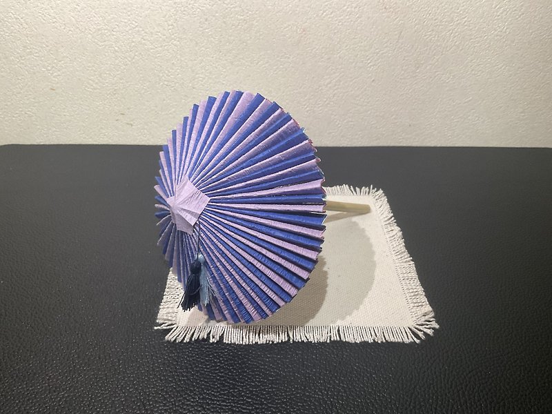 Japanese Handmade Umbrella (bule) - ของวางตกแต่ง - กระดาษ 
