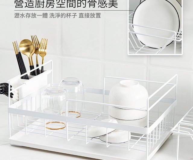 Kitchen storage rack bowl dishes Bowl plate storage rack draining