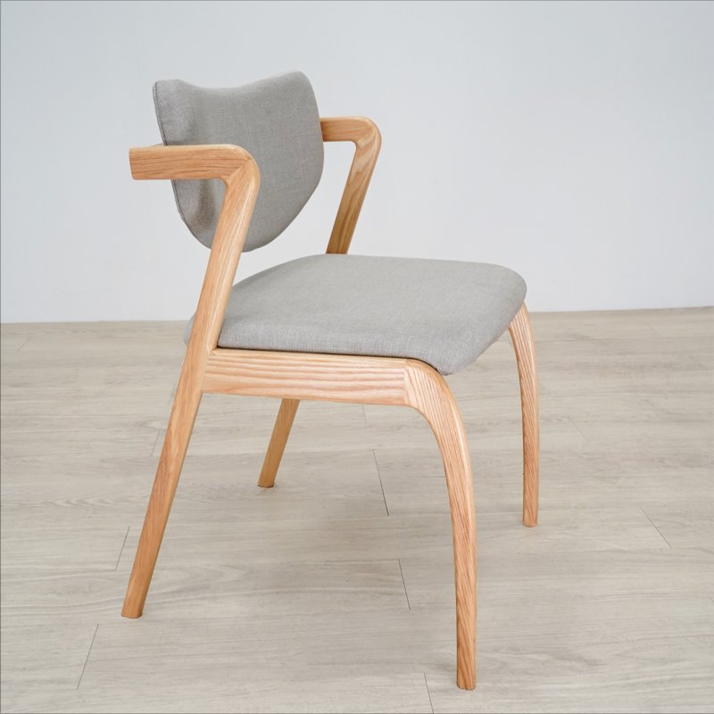 Fifty9 Design New York - Greenwich 全實木手感餐椅 - 椅子/沙發 - 木頭 卡其色