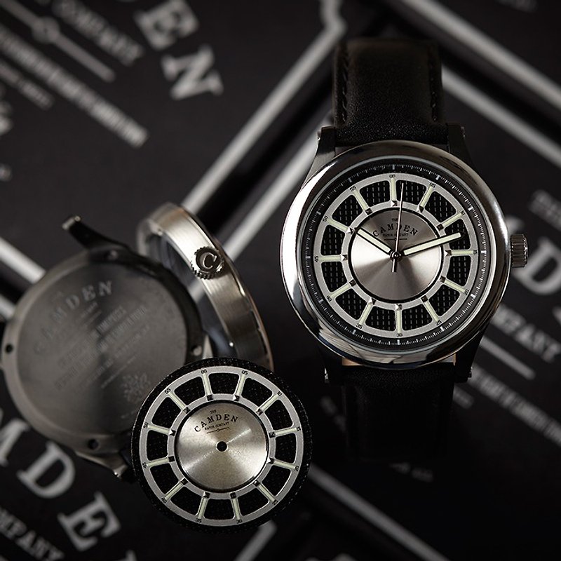 Camden Watch | Pure British descent fashion Seiko large scale leather watch - นาฬิกาผู้หญิง - หนังแท้ 