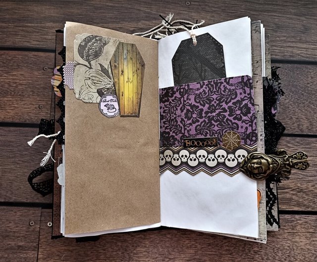 Witchy journal Halloween junk journal Spooky notebook Witch magic book -  Shop junkjournals Notebooks & Journals - Pinkoi