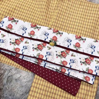 ⭐︎ゆっ香 ⭐︎【美品】正絹 蝶柄 小桜 リバーシブル 袋帯　【灘 景翔】 袋帯単品 《SHO1006》 水色 正倉院文様 - メルカリ