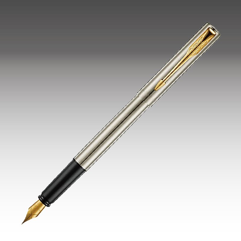 Parker 派克 新款威雅XL 鋼桿金夾鋼筆  免費刻字 - 鋼筆 - 其他金屬 銀色