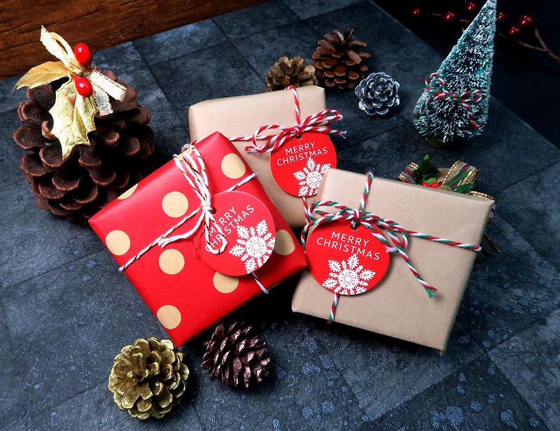聖誕節限定-聖誕風格免費包裝服務 - 手鍊/手環 - 紙 多色