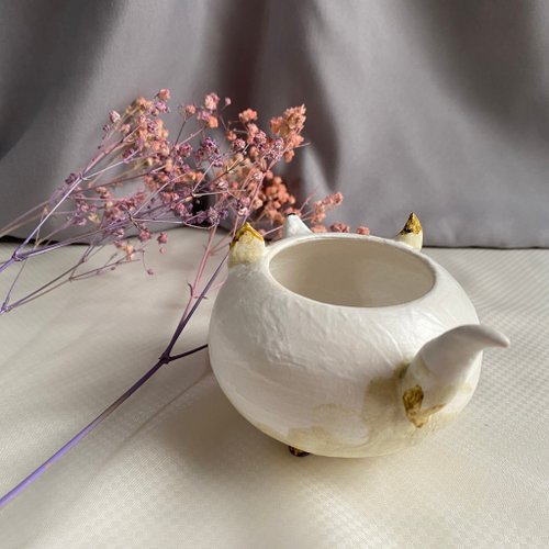陶芸　手作り陶器　花入れ 植木鉢 花入 陶芸 手作り陶器 - ショップ ツーもち-陶磁器 観葉