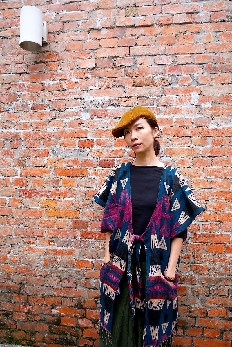 ginagypsy kimono poncho - Other - Wool Multicolor