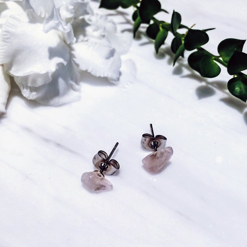 Jelly fish earrings | 粉紅泡泡-耳環 - 耳環/耳夾 - 寶石 粉紅色