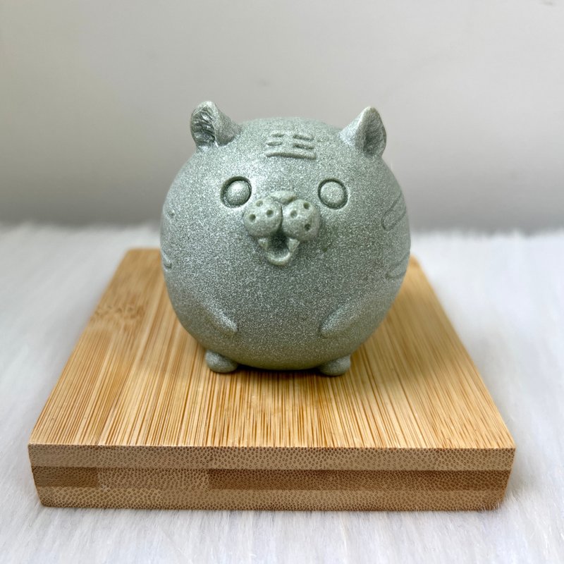 十二生肖青砂石擺件 - 虎 | 風水擺件 | 奇門擺件 | 開運 - 擺飾/家飾品 - 石頭 綠色