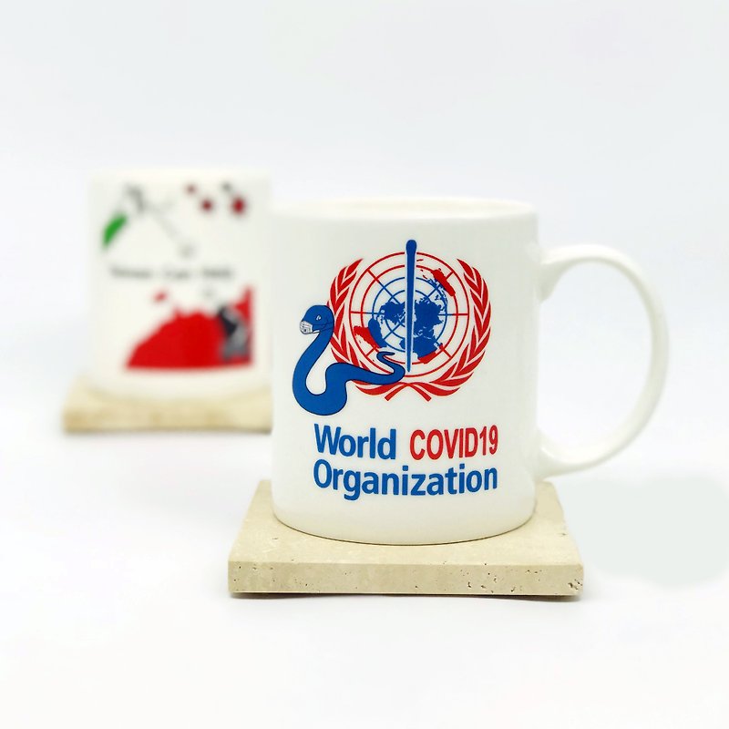 原創設計 World Covid19 Organization 創意馬克杯 - 茶具/茶杯 - 瓷 