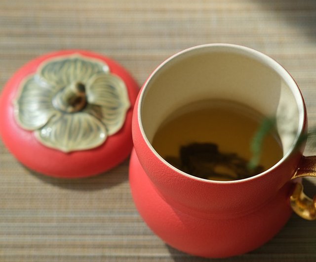 北京故宮博物院事事如意辦公杯茶杯創意水杯陶陶居｜茶壺/茶杯/茶具人氣