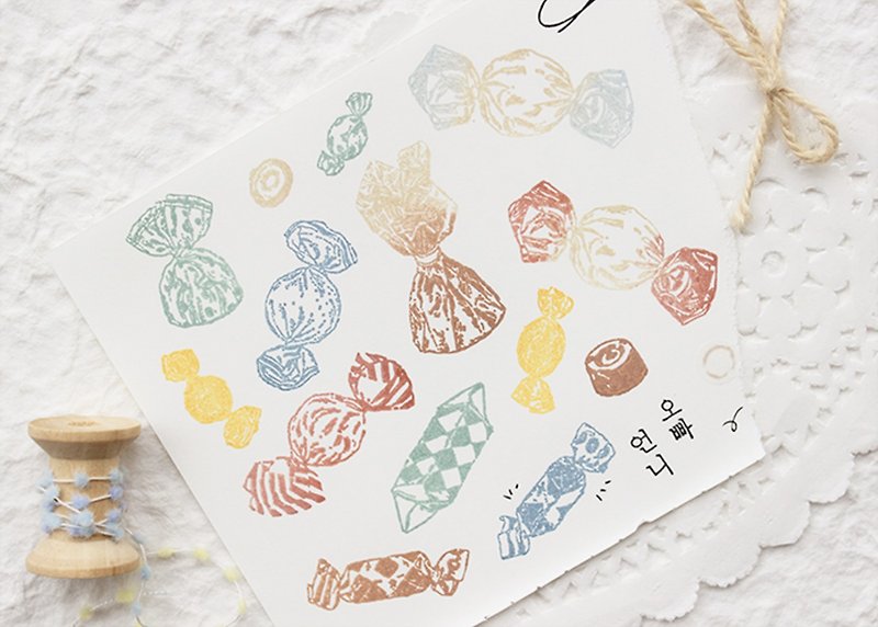 Candy Candy Transparent Hand Account Stamp - Stamps & Stamp Pads - Other Materials Transparent