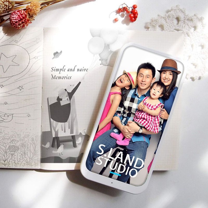 Family Portrait Project [4 Packs]~Customized Painted Power Bank - Chargers & Cables - Plastic 
