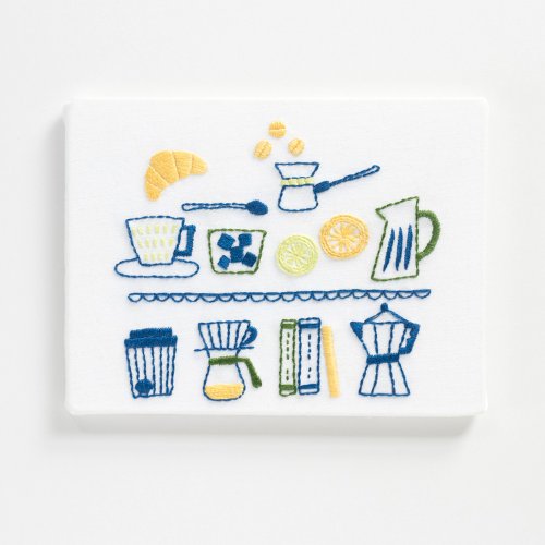カフェ 刺繍パネルキット - ショップ net store アンナとラパン