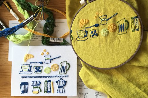 刺繍　カフェボード　フレーム　ハンドメイド hm435-004set.jpg