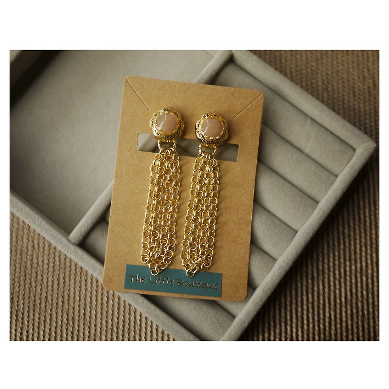 缱绻 | clip earrings | clip-on | antique tassel earrings