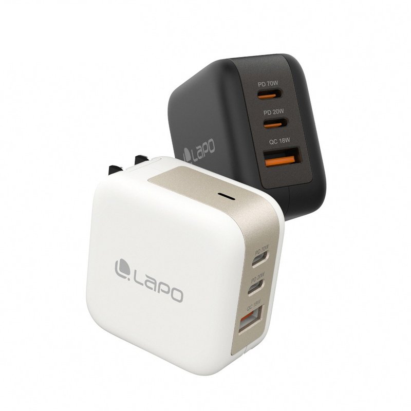 LaPO GaN 70W氮化鎵3口極速充電器 - 電腦配件 - 塑膠 