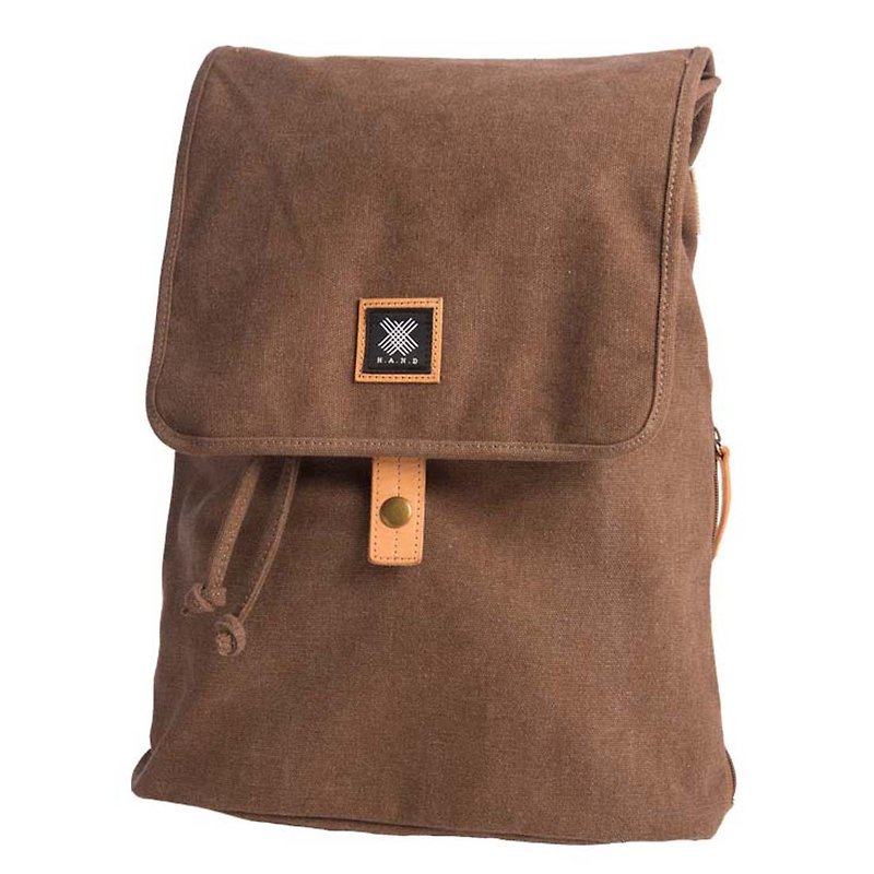 Cruise II Canvas Backpack - Brown - Backpacks - Cotton & Hemp Brown