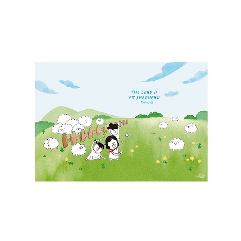 Hello Dun Dun illustration postcard 29. Sheep - การ์ด/โปสการ์ด - กระดาษ 