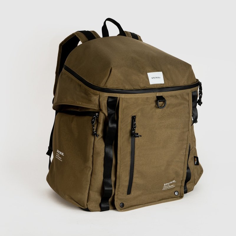 SPUTNIK-Pet Function Backpack- Khaki - กระเป๋าสัตว์เลี้ยง - วัสดุอื่นๆ สีกากี