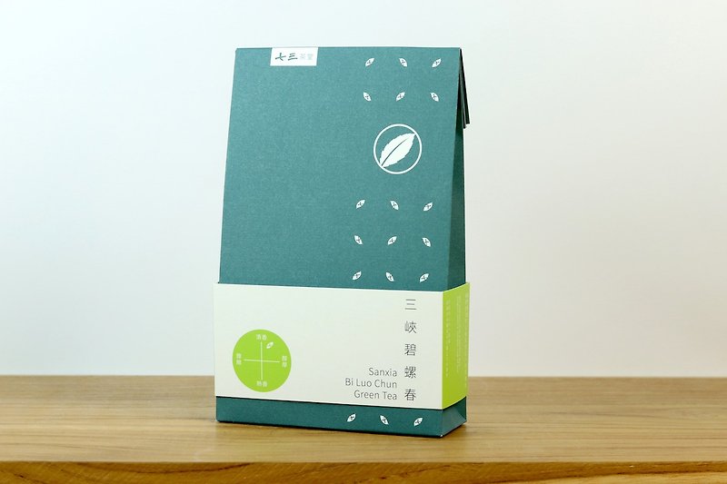 Sanxia Bi Luo Chun Green Tea-Family Pack (28 Teabags/90g Loose Tea) - ชา - อาหารสด สีน้ำเงิน