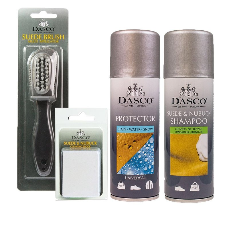英國伯爵DASCO 麂皮清潔保養組 橡皮擦 皮革清潔 防水噴霧 - 其他 - 其他材質 