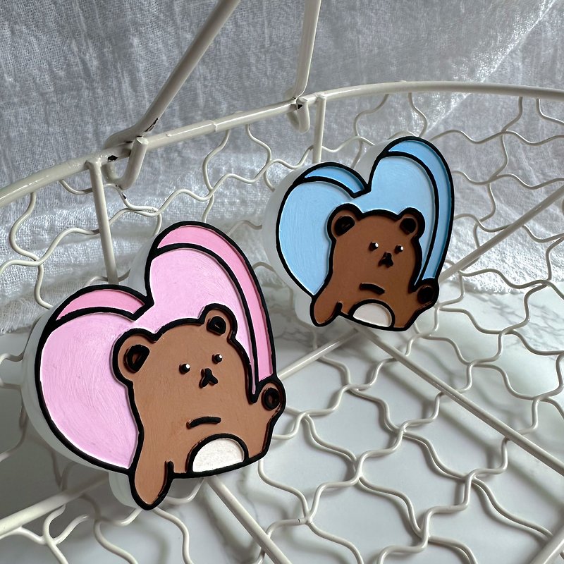 Korean cute car air-conditioning vent clip diffuser magnet - Care Bears - อื่นๆ - วัสดุอื่นๆ หลากหลายสี