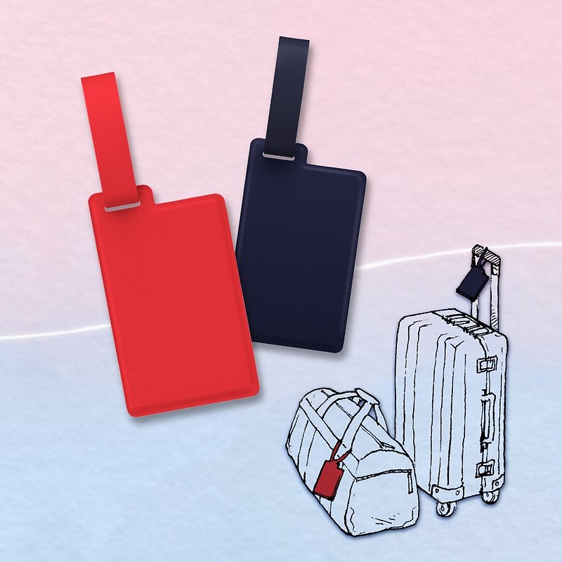 💖 💖 夕 定 定 | buy one get one INFO baggage tag (2 in) - ID & Badge Holders - Plastic 