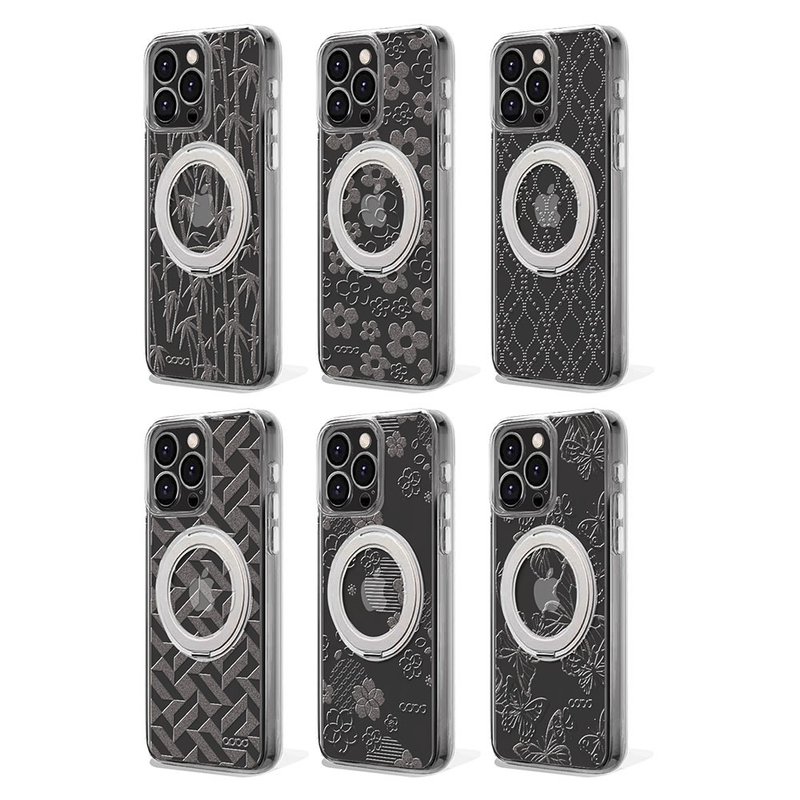 apbs iPhone 14/13系列 軍規360旋轉磁吸立架手機殼-多圖可選5 - 手機殼/手機套 - 其他材質 多色