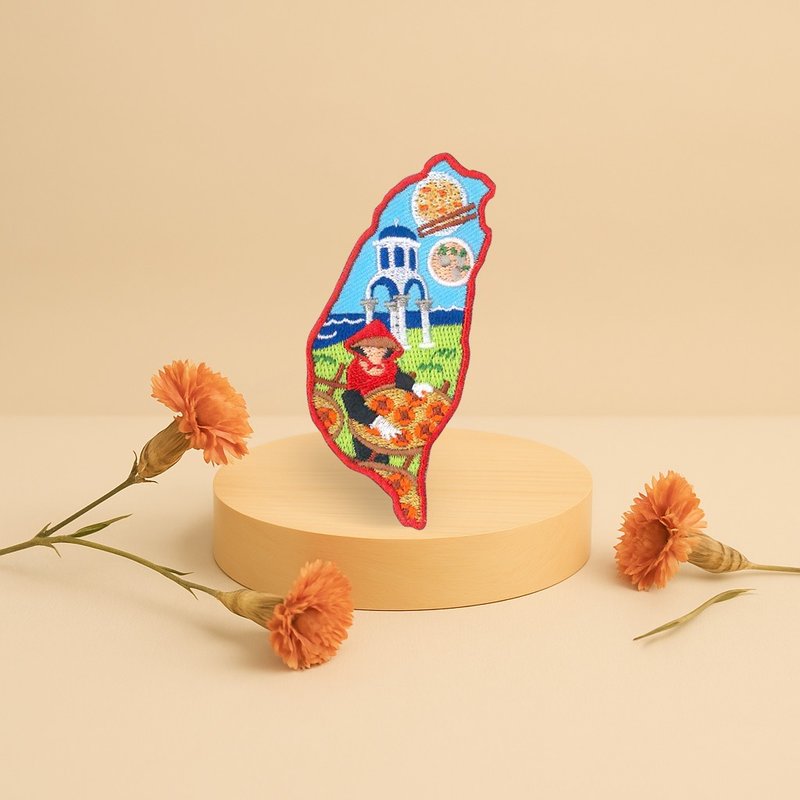 【台灣特色】新竹 | 刺繡磁鐵 | 禮物 | 文創 | 紀念品 - 磁鐵 - 繡線 