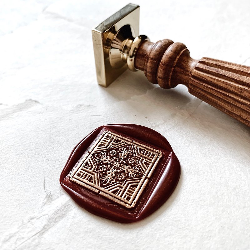 The Sealing Wax Seal Visits the Ancient Collection - Stamps & Stamp Pads - Copper & Brass Khaki