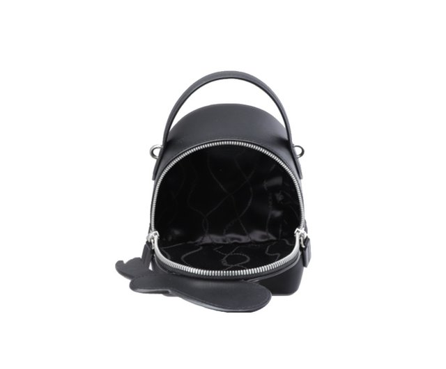 Embroidered leather backpack new arrivals