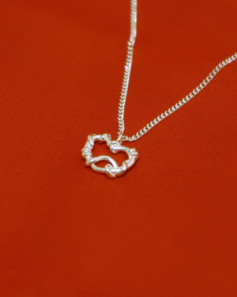 Tangled sterling silver necklace - Necklaces - Sterling Silver Silver